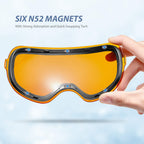 Vanrora X-Mag Ski Goggles Replacement Lens, Vlt 59.4% Orange Lens