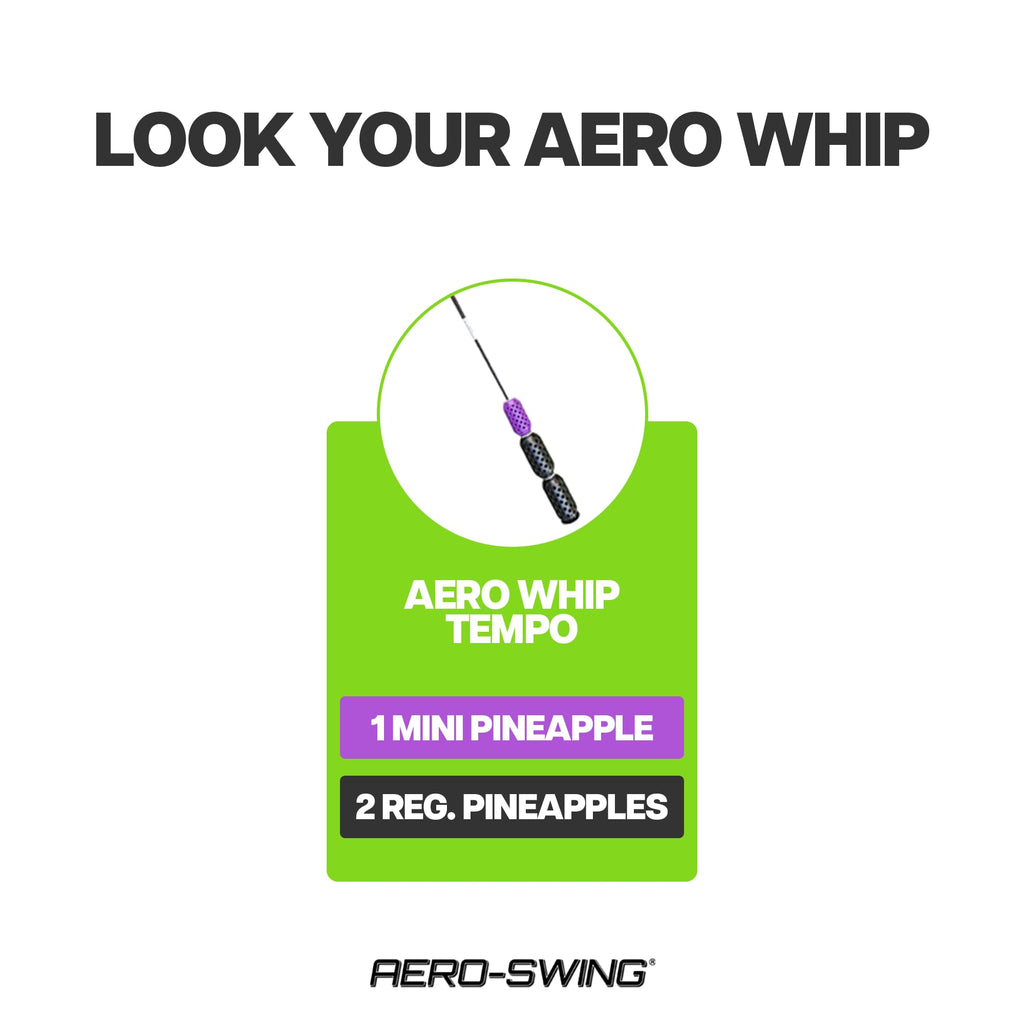 Aero-Swing Aero-Whip Driver Size Golf Swing Warm Up, Tempo Trainer, And Swing Speed Aid, Practice Equipment Tools Kit For Adults