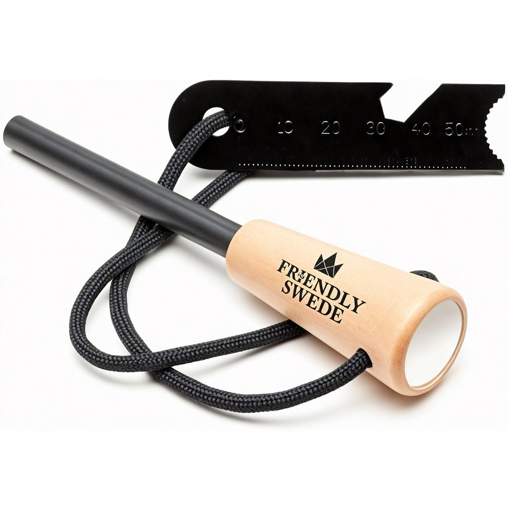 The Friendly Swede Ferro Rods, Fire Starter Survival Tool, Firestarter, Flint Steel, Flint And Steel Fire Starter Kit & Bottle O