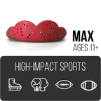 Sisu Max Mouthguard, Snow White - 2.4Mm Thin - Custom-Molded Fit - Slim Design - Remoldable Up To 20 Times - For Impact Sports -