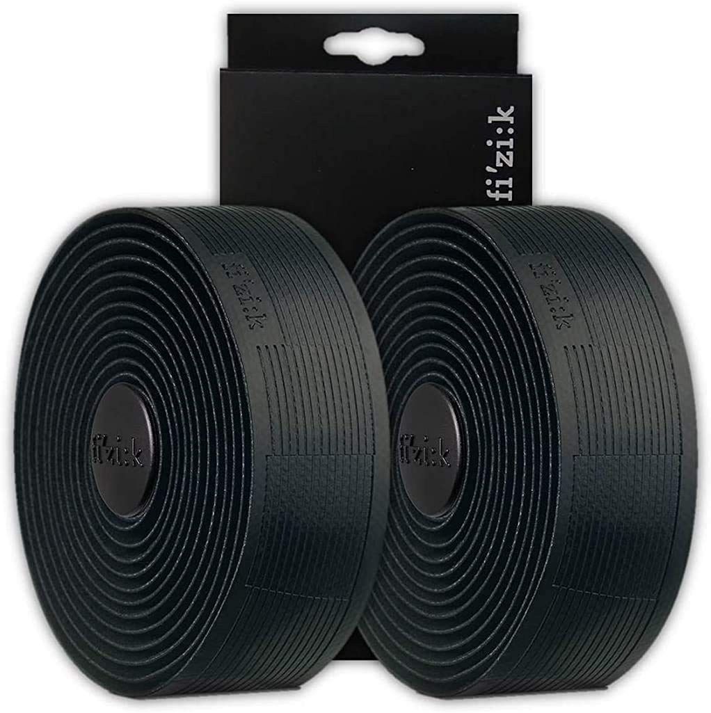 Fizik Vento Tacky Black Bar Tape | Microtex, Solocush | 2 Rolls Of Tape (Vento - 2.7Mm - Solocush - Tacky)