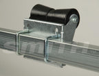 C.E. Smith 10403G / C.E. Smith Panel Bracket Assembly 8'' Spool Roller - Black