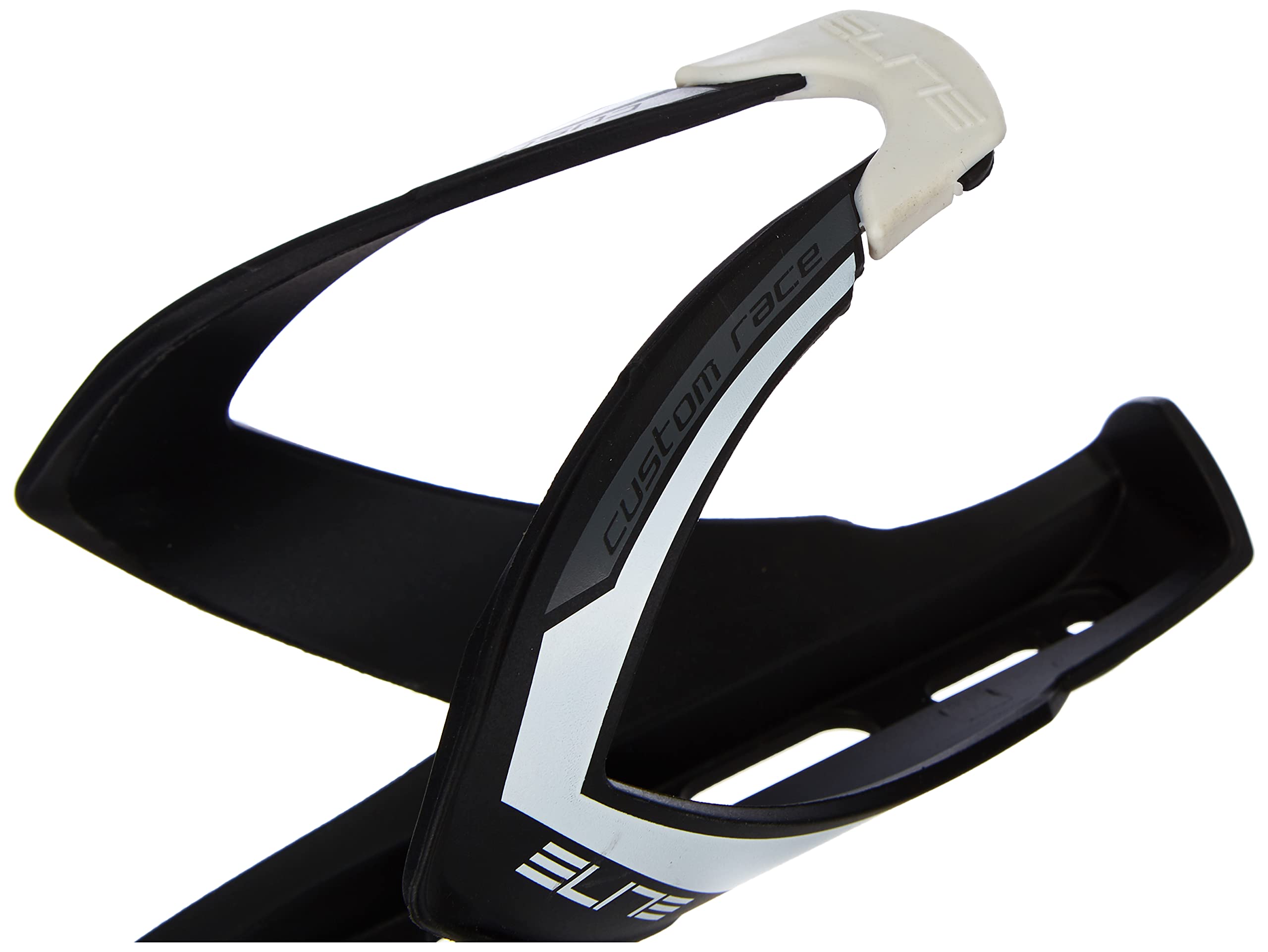 Elite 0061676 Custom Race Water Bottle Cage, Blackwhite