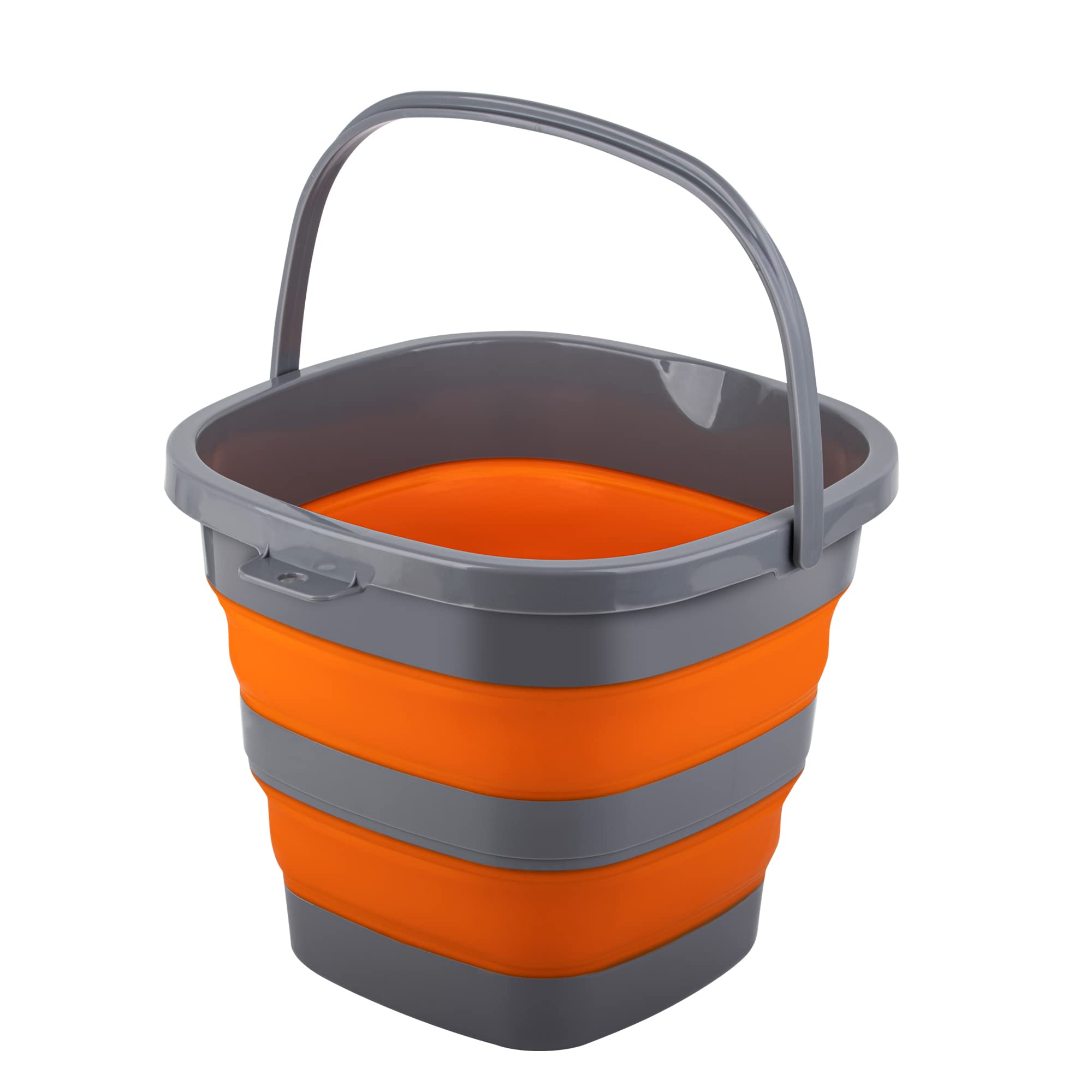 Collapsible Bucket With 1.32 Gallon (5L), Small Plastic Bucket For Sand Or Beach, Portable Water Tub For Cleaning, Fishing Water
