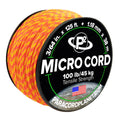 Paracord Planet Micro Paracord - Thin Braided Cord For Crafting, Fishing, And Diy Projects In 125 Ft Spools - Starburst