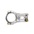 Spank X Rainier Split 35 Stem, 40Mm Silver, W/Gold Cap, 2025 Edition