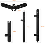 Fitvids Weight Plate Storage Rack, Weight Plate Holder Wall Mounted Bumper Plate Storage For Home Gym, Fit 2'' Olympic Plates, 3
