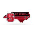 Rico Industries Ncaa N.Carolina State Wolfpack State Shape Shape Cut Pennant - Home And Living Room D  Cor - Soft Felt Ez To Han