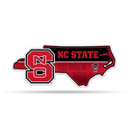 Rico Industries Ncaa N.Carolina State Wolfpack State Shape Shape Cut Pennant - Home And Living Room D  Cor - Soft Felt Ez To Han