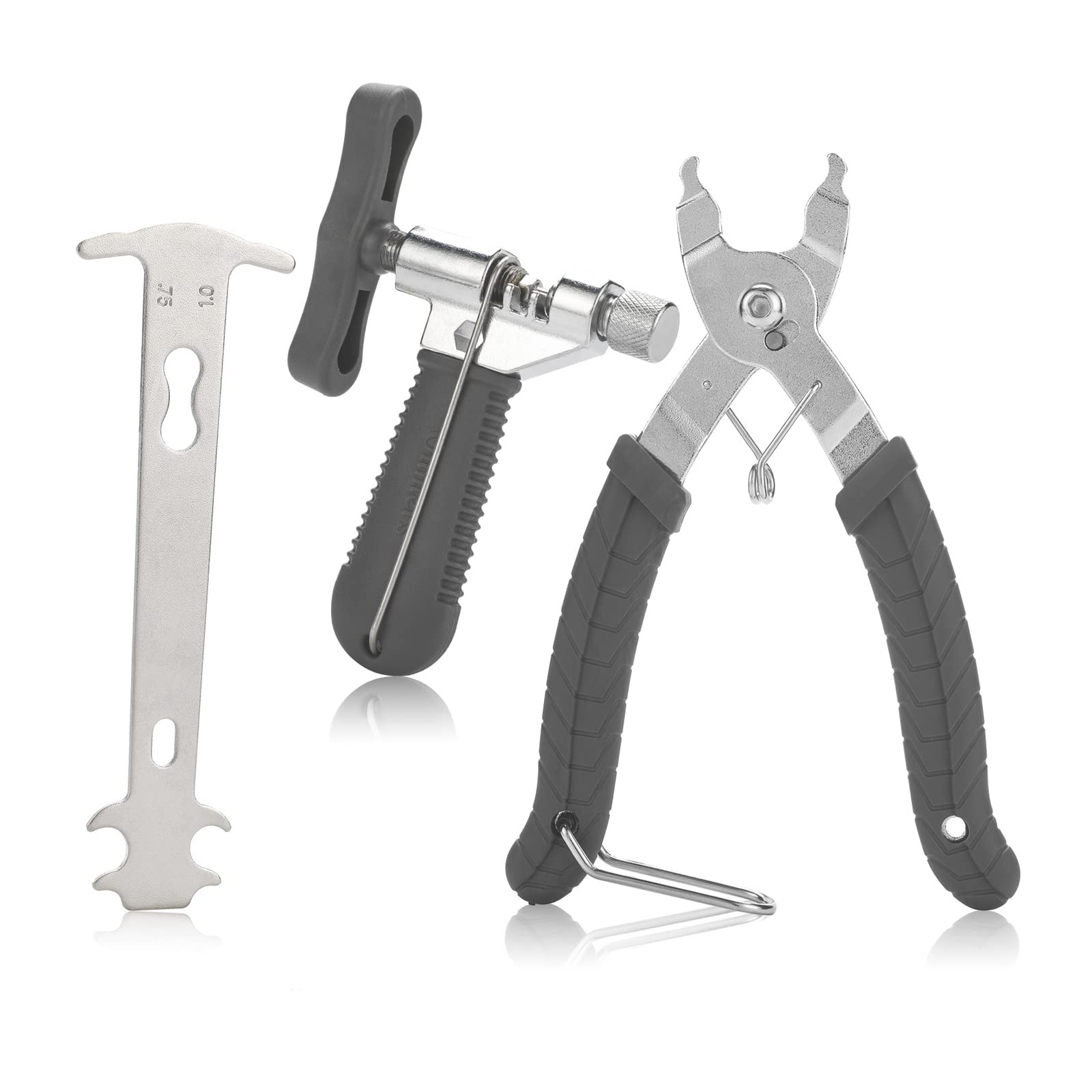 Qkurt Bike Tool Set(3Pcs) Bike Chain Tool Bike Link Plier Chain Checker Perfect Tool For Bike Repair