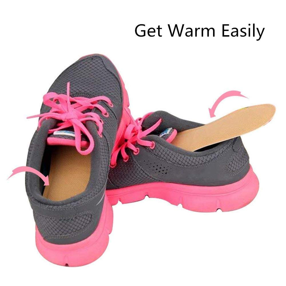 World-Bio Disposable Insole Foot Warmers - Long Lasting Safe Natural Odorless Air Activated Warmers - Provide 8 Plus Hour Heatin