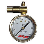 Meiser Presta-Valve Dial Gauge With Pressure Relief: 30Psi