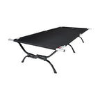 Teton Sports Camping Cot With Patented Pivot Arm - Folding Camping Cot For Car & Tent Camping - Durable Canvas Sleeping Cot - Po