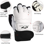 Punch Bag Training Gloves, Langray Taekwondo Karate Gloves For Sparring Martial Arts Boxing Training For Adults And Kids,White S