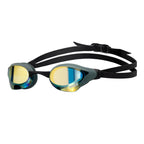 ARENA Unisex Cobra Core Swipe Anti-Fog Racing Swim Goggles for Men and Women Polycarbonate Mirror Lens Competitive Swimmers, Aqu