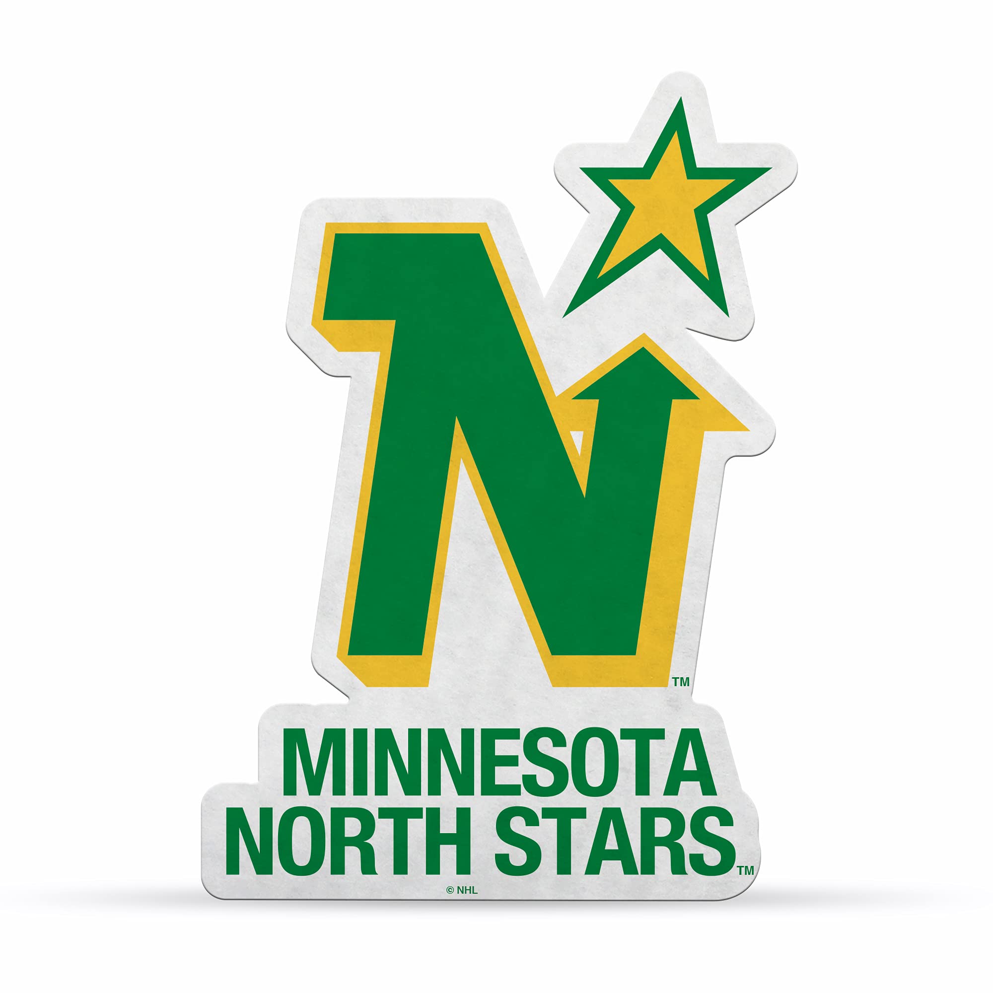 Rico Industries Nhl Dallas Stars Retro Shape Cut Pennant - Home And Living Room D  Cor - Soft Felt Ez To Hang