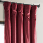 Hpd Half Price Drapes Heritage Plush Velvet Curtains For Bedroom  Living Room 50 X 96, Vpyc-179758-96 (1 Panel) Cinema Red