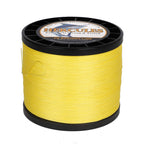 Hercules Braided Fishing Line 2000M 2187Yds 10Lbs-200Lbs Pe Superline 8 Strands (Yellow 100Lb/45.4Kg 0.55Mm)