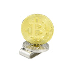 Lefeng 2Pcs Bitcoin Golf Ball Marker With Magnetic Hat Clips - Golf Accessories And Gift Ideas For Men And Women Golfer - Remova