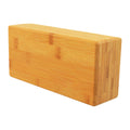 Merishopp Yoga Block Professional Practical Support Brick for Home Gym Pilates Workout Bamboo
