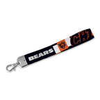 Rico Industries Nfl Football Chicago Bears Standard Wrist Lanyard Key Chain, Cute Wristlet Strap Keychain Holder For Women Men C