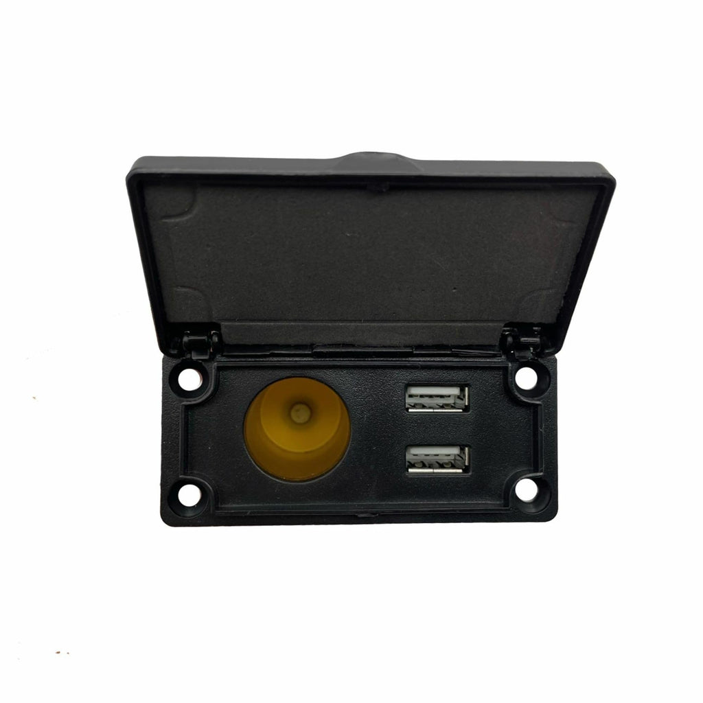Madjax Universal 12V Charging Center With Outlet And Usb Port For Most Golf Cart Models