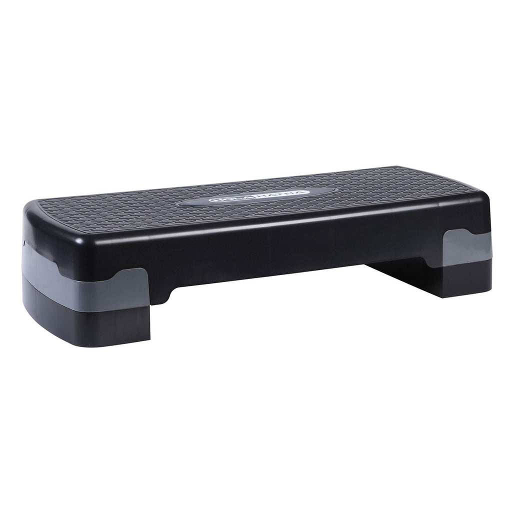 Holahatha Compact Portable Aerobic Step Platform Workout Exercise Equipment, Fitness Cardio Stepper With Adjustable Height For H