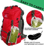 Evotopf Waterproof Backpack Cover Rain With Adjustable Anti Slip Buckle Strap & Sliver Coating Reinforced Inner Layer For Campin