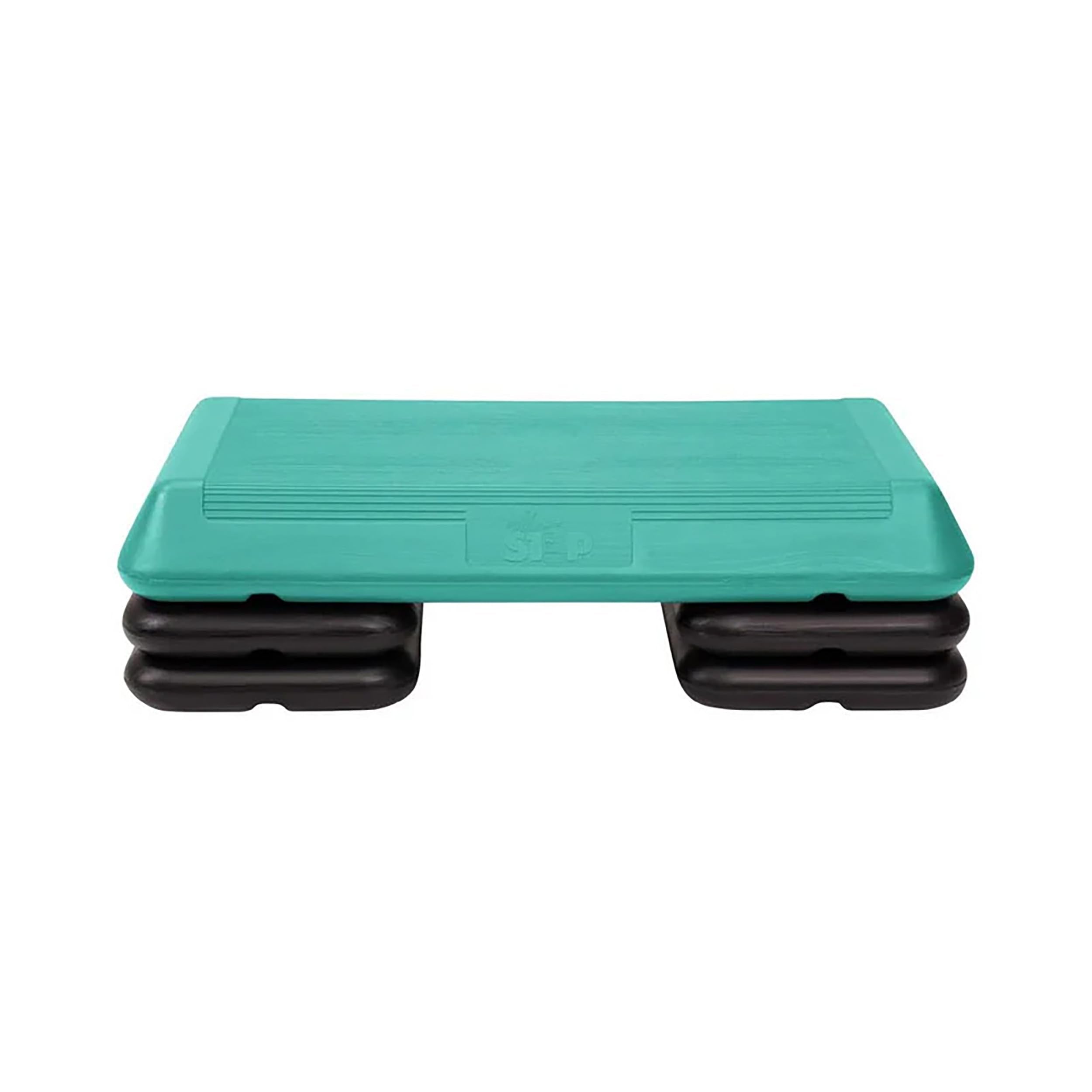 Freestyle STEP Exercise Step Platform, Circuit Size Stepper for Exercise at Home with 4 Stackable Risers for Height Adjustments