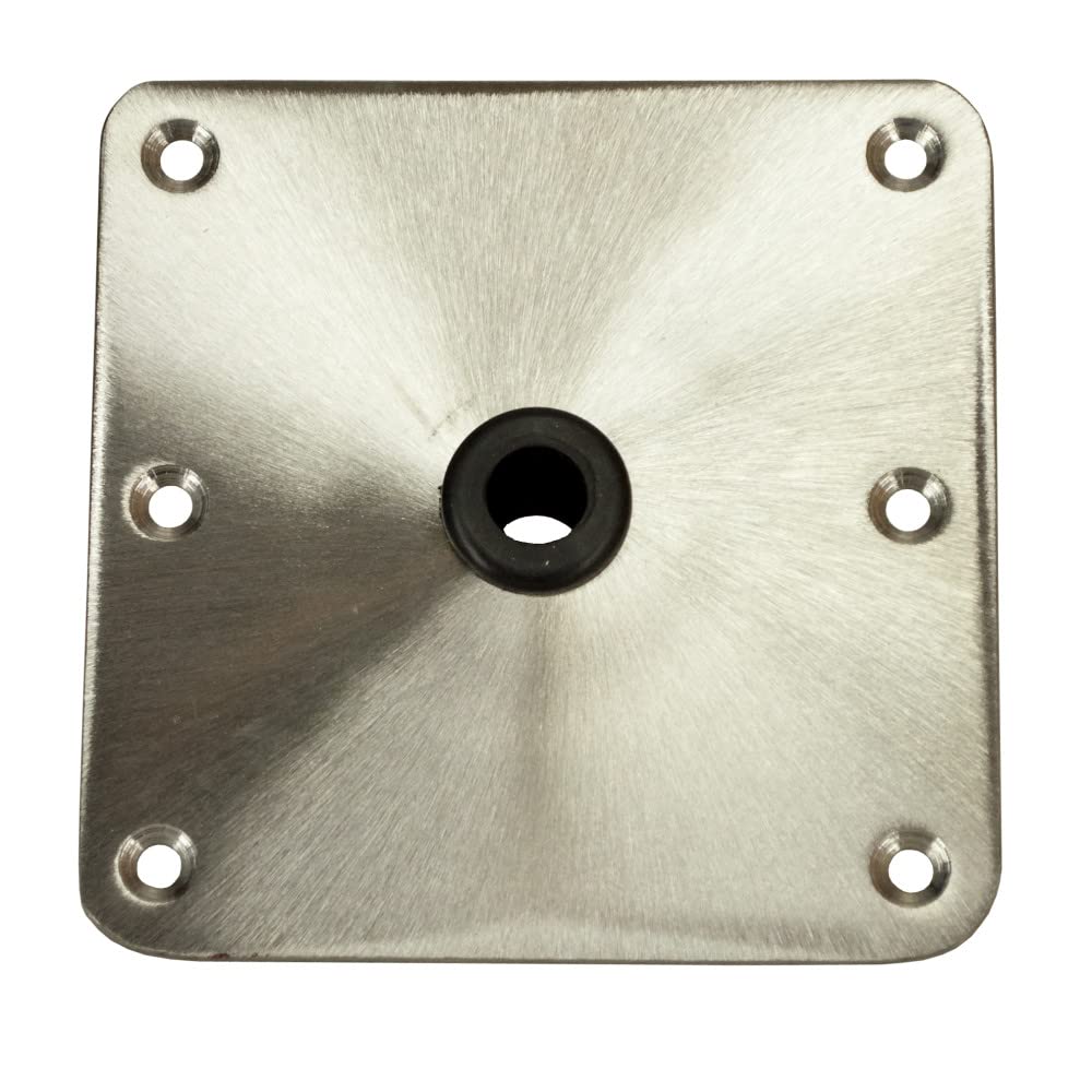 Springfield Kingpin 7'' X 7'' Stainless Steel Square Base (Threaded)