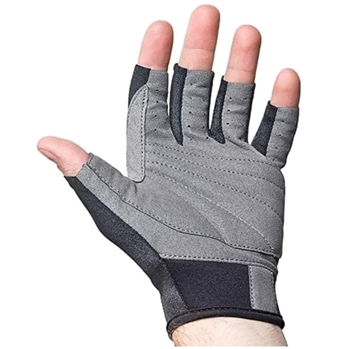 Neosport 3/4 Finger Neoprene Gloves, 1.5Mm - Unisex Design For Obstacle Racing, Biking, Sailing And Paddle Boarding - Offer Prot