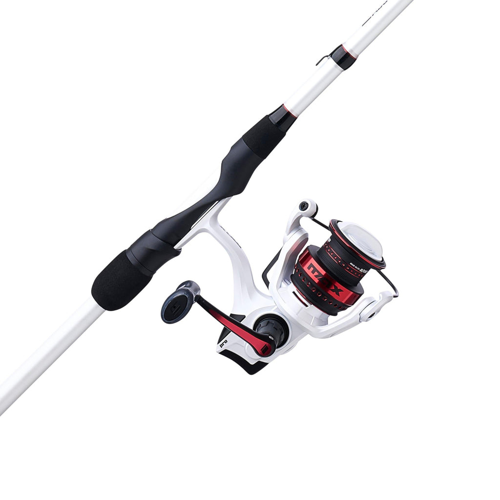 Abu Garcia 610 Max Pro Spinning Reel and Fishing Rod Combo, Size 2500 Reel, 8 Stainless Steel Ball Bearings, Carbon Matrix Drag