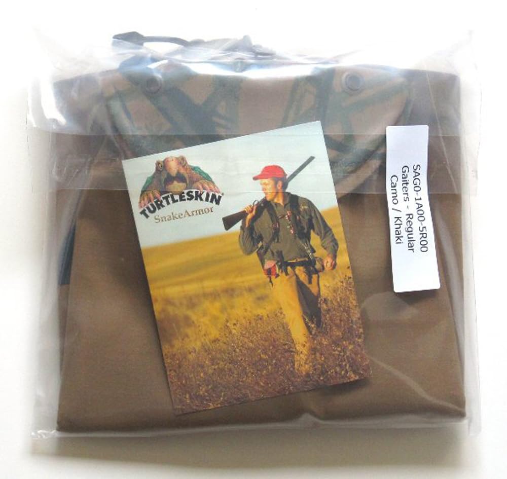 Turtleskin Snake Gaiters, Lightweight & Waterproof Snake Guards For Men & Women, Durable Reversible Snake Chaps For Hunting,Tact