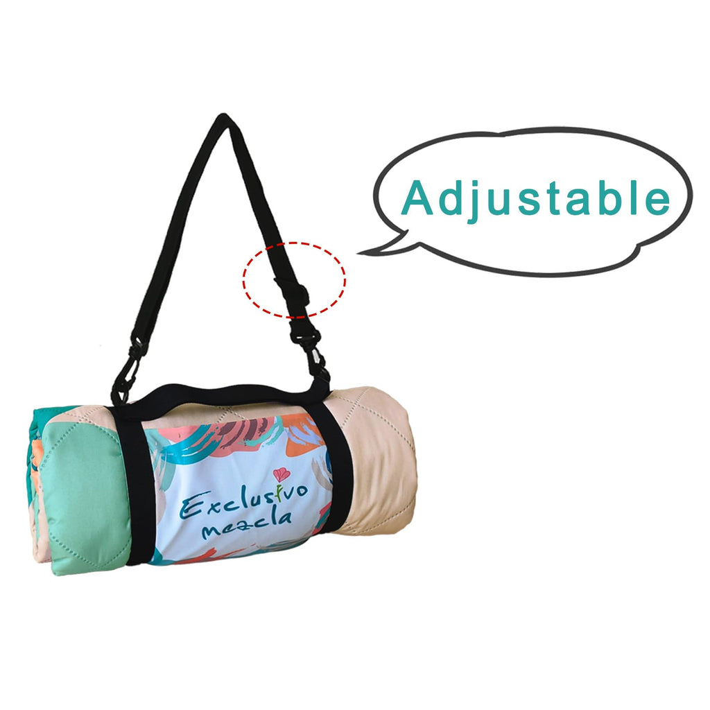 Exclusivo Mezcla Waterproof Picnic Blankets 3-Layer 60X80 Inches Large Sandproof Beach Blanket Foldable Outdoor Blanket For Camp