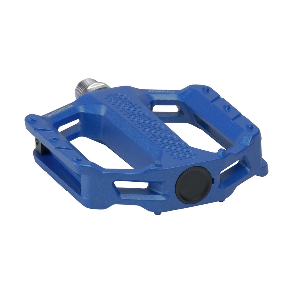 Shimano Pd- Ef202 Casual Riding Flat Pedal, Blue, One Size
