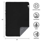 Kawagebo Kamp Outdoor Waterproof Blanket, Foldable Fleece Stadium Blanket For Outdoor Sports Event, Camping, Car, Pet, Picnics -