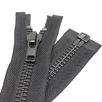 Yahoga 10 38 Inch Black Nickel Separating Jacket Zipper Large Y-Teeth Metal Zipper Heavy Duty Metal Zippers For Jackets Sewing C