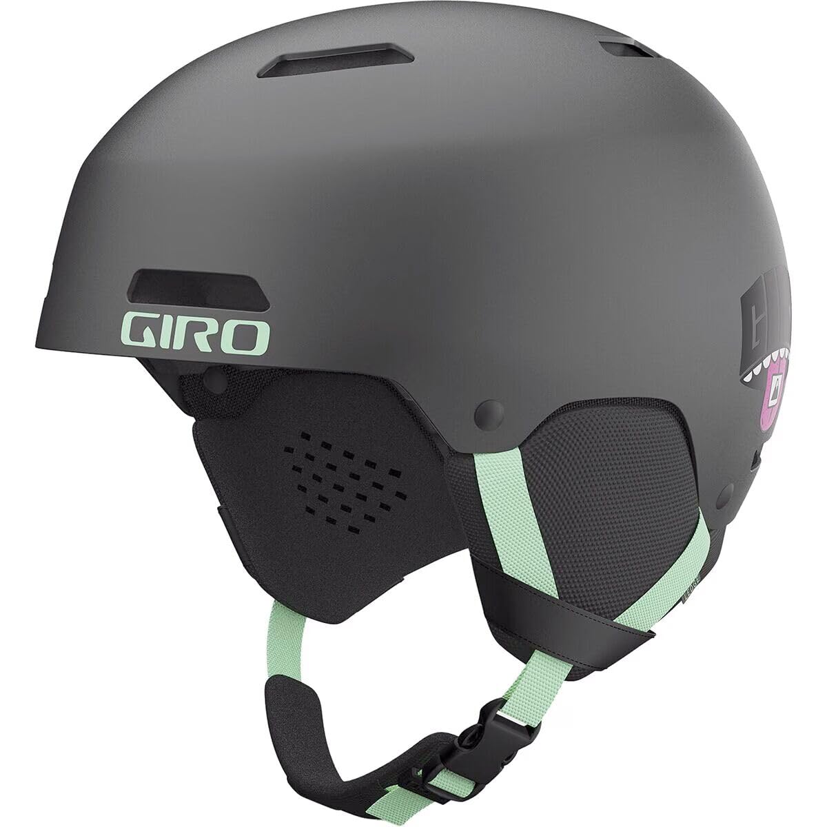 Giro Ledge Ski Helmet - Snowboard Helmet for Men, Women & Youth - Matte Black Split Fountain Mountain - S (55.5-59cm)