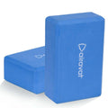 Airavat Yoga Block, High Density Eva Blue Foam Blocks For Yoga, Pilates, Yoga Brick Meditation, Aid Balance, Support And Deepen