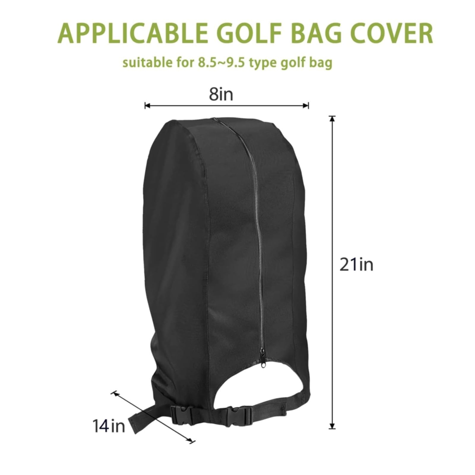 Colewin Golf Bag Cover Rain Hood,Waterproof Golf Bag Hood Cover,Almost Fits All For Tour Bags/Golf Bags/Carry Cart/Stand Bags