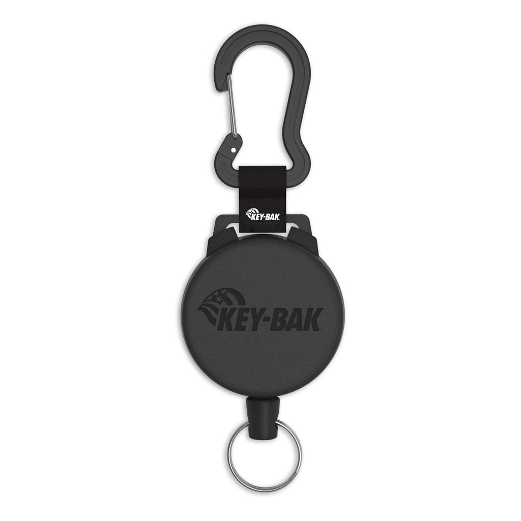 Key-Bak Securit Hd Retractable Keychain, 48'' Retractable Cord, 8 Oz. Retraction, Durable Polycarbonate Case, Zinc Alloy Carabin