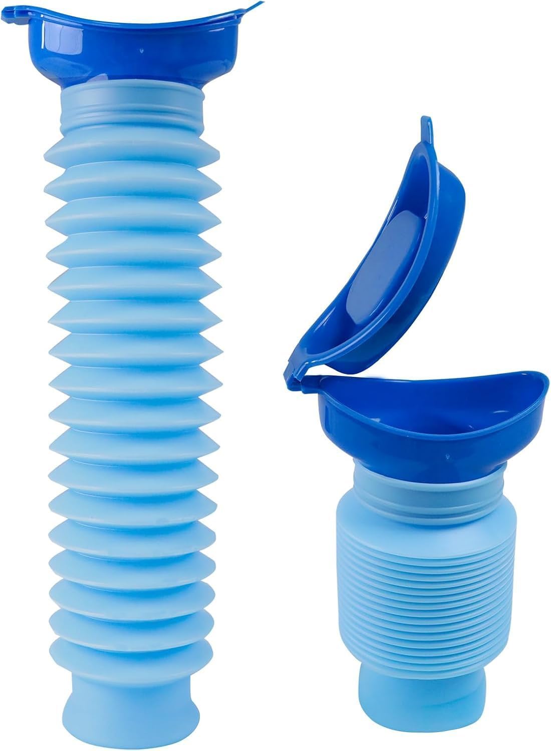 Swejos Portable Travel Toilet 750ml | Expandable Leakproof Emergency Urinal Bottle for Men Women & Kids | Foldable Car Travel Pe