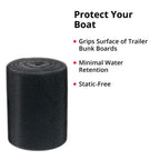Seasense: Boat Trailer Bunk Carpet - Cut For Custom Fit - Weatherproof Marine Carpet Material, Durable & Static Free - Charcoal,