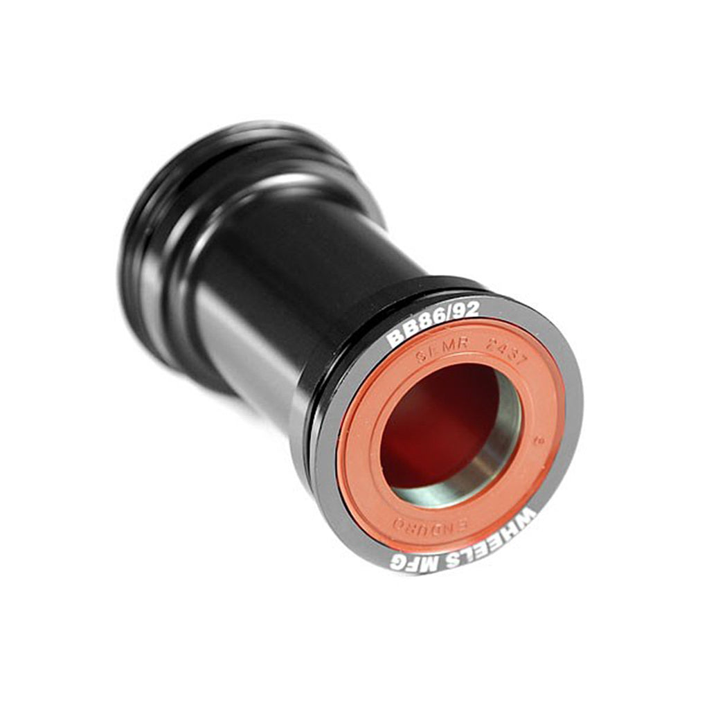 Wheels Manufacturing Press Fit 86/92 Bottom Bracket With Abec 3 Bearings, Black, Shimano 24Mm Spindle