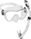 Cressi Italian Boutique Collection - Tempered Glass Lens Frameless Scuba Snorkeling Dive Mask, Clear