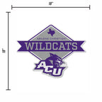 Rico Industries Ncaa Abilene Christian Wildcats Diamond Shape Cut Pennant - Home And Living Room D  Cor - Soft Felt Ez To Hang 2