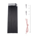 BRILLIANCE4U Tent Poles Replacement 3/8    9.5mm, Fits Both Female and Male Tent, Lightweight Tent Pole Repair Kit, 7001 Aluminu