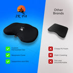 2K Fit Rowing Machine Seat Cushion (Model 3) For The Concept 2 Rowing Machine With Custom Gel That Fits The Concept 2 Rower, Wat