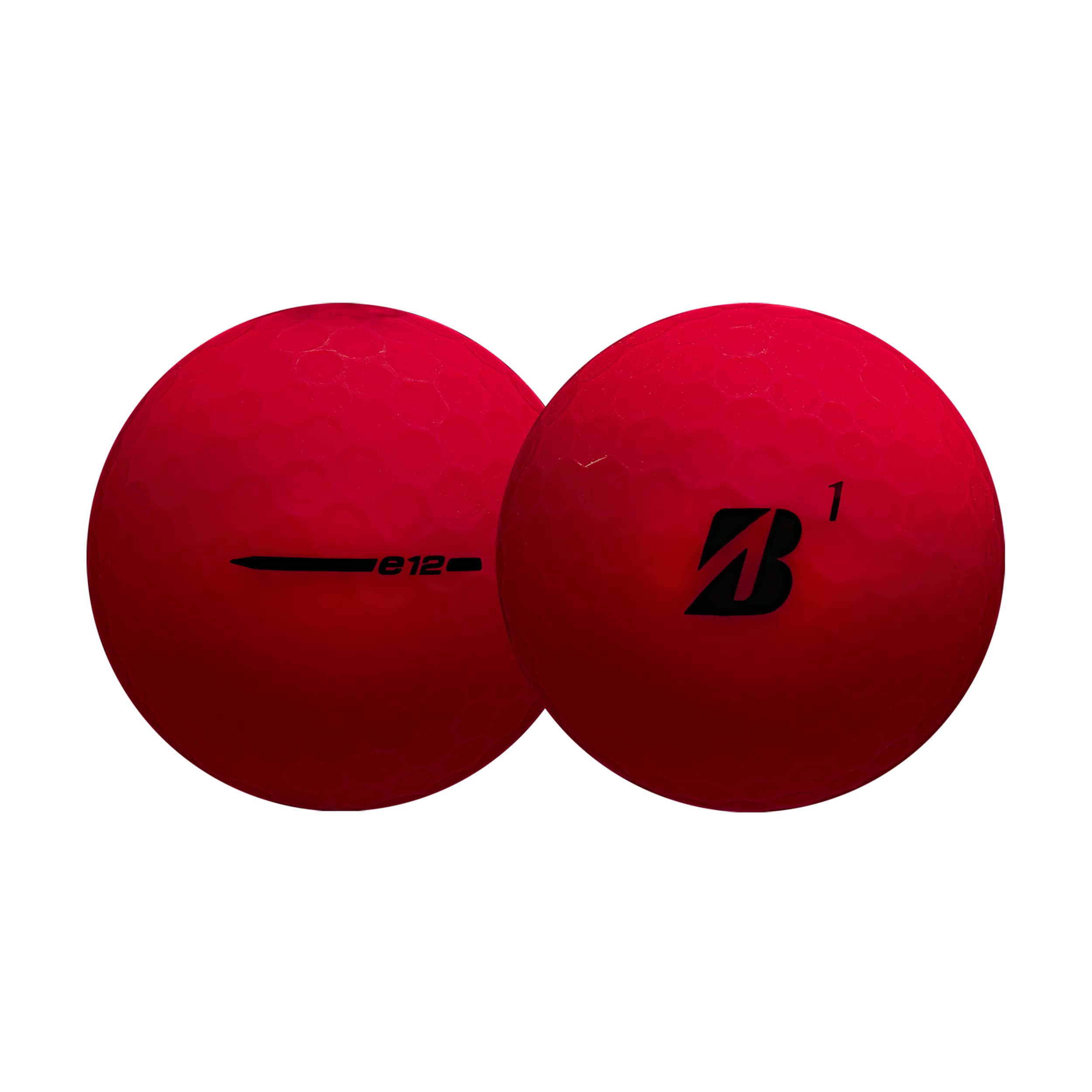 Bridgestone Golf E12 2023 Contact Golf Balls, Red