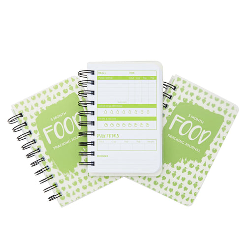 3-Pack Calorie Counter Book For Weight Loss, 90-Day Food Meal Pocket-Size Tracker Journal Notebook For Men And Women Nutrition M